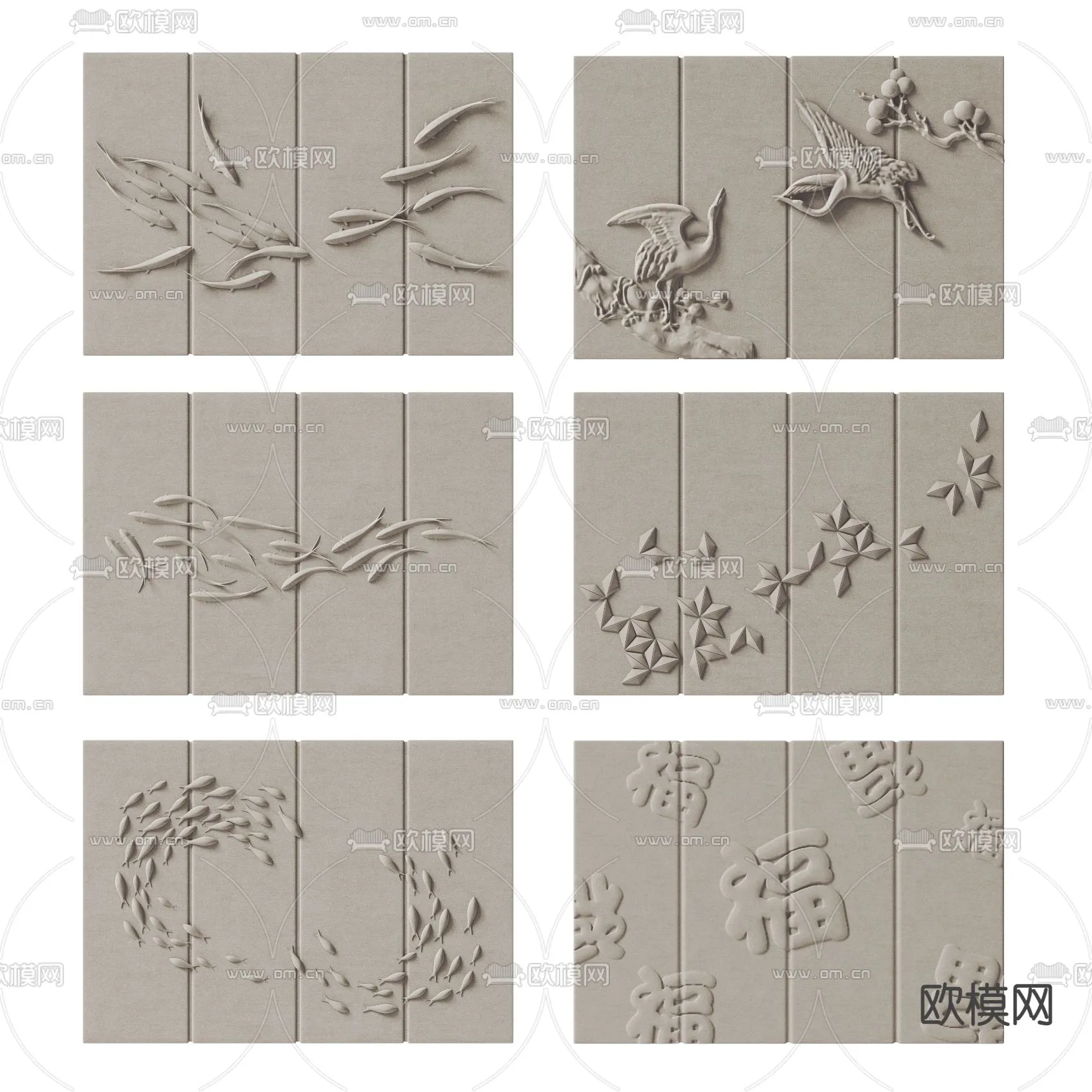 Headboard – Bedboard – Modern 3D Models – 072