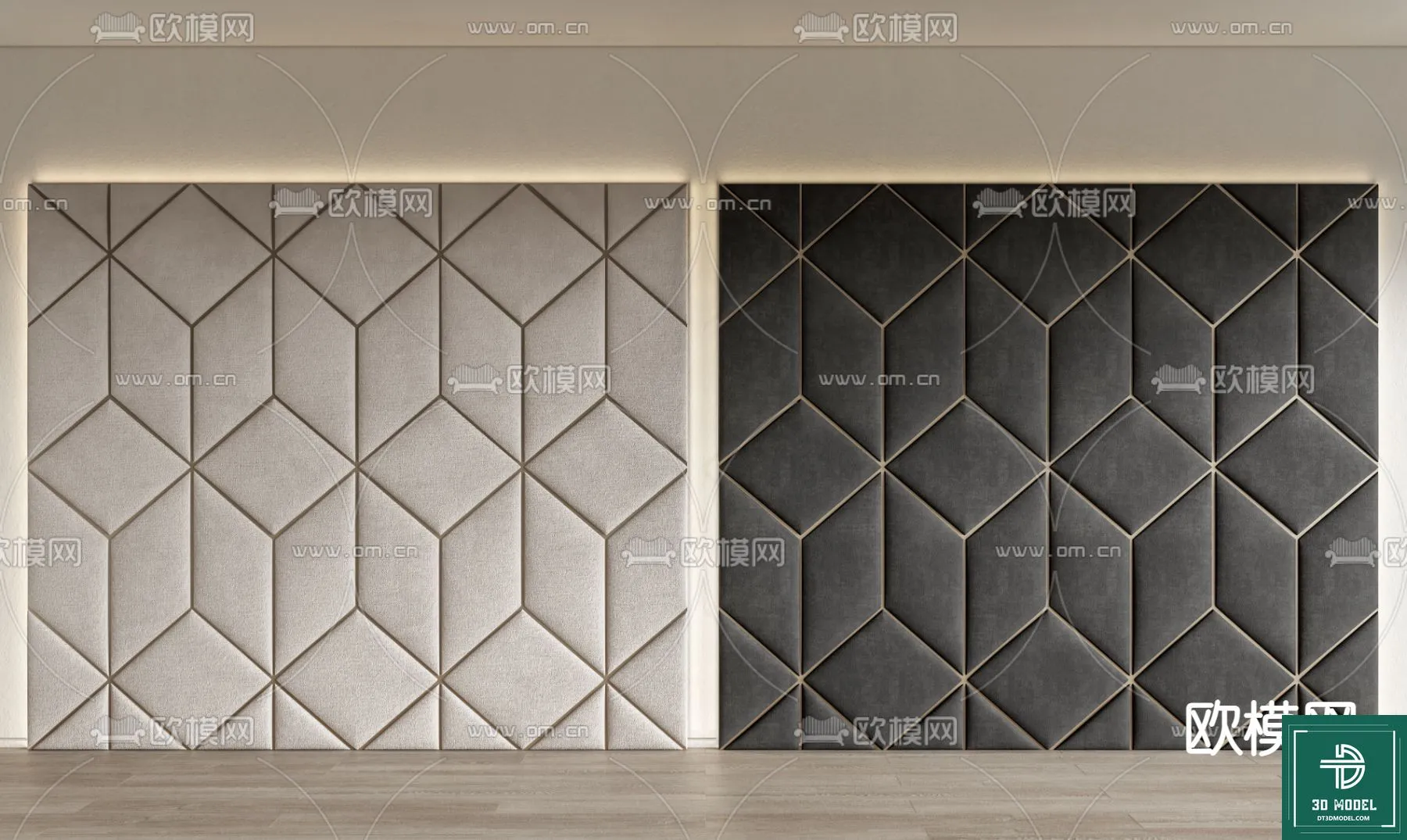 Headboard – Bedboard – Modern 3D Models – 074