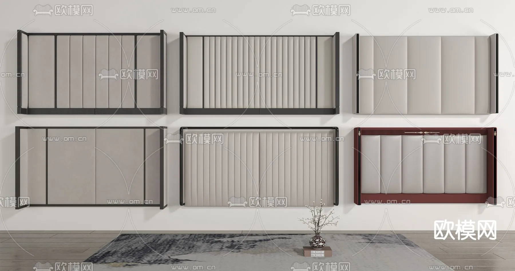 Headboard – Bedboard – Modern 3D Models – 075