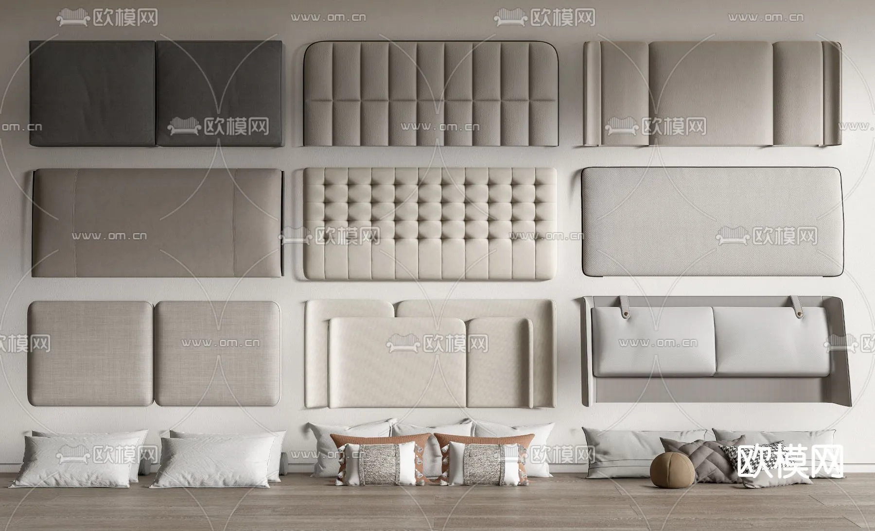 Headboard – Bedboard – Modern 3D Models – 077