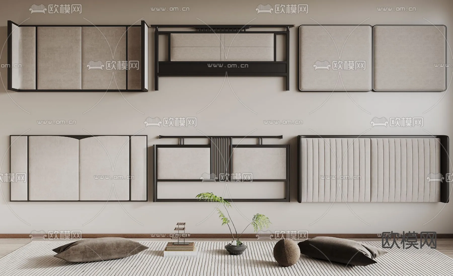 Headboard – Bedboard – Modern 3D Models – 079