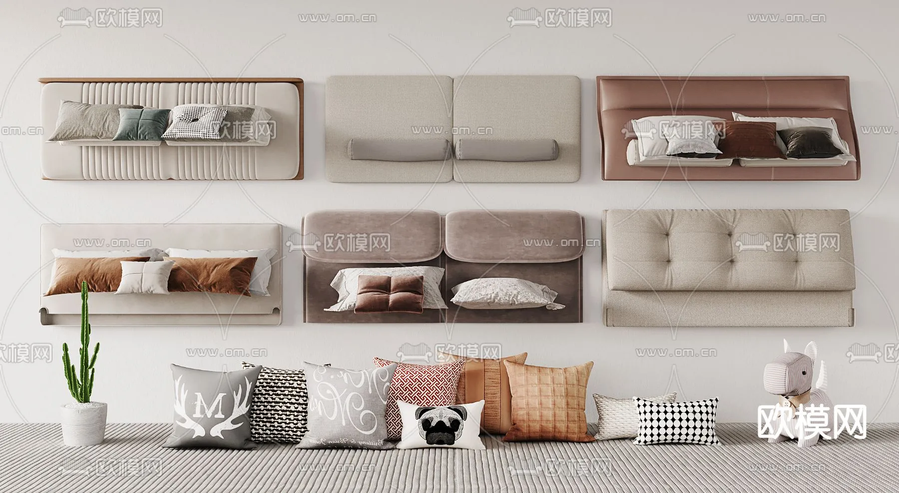 Headboard – Bedboard – Modern 3D Models – 090