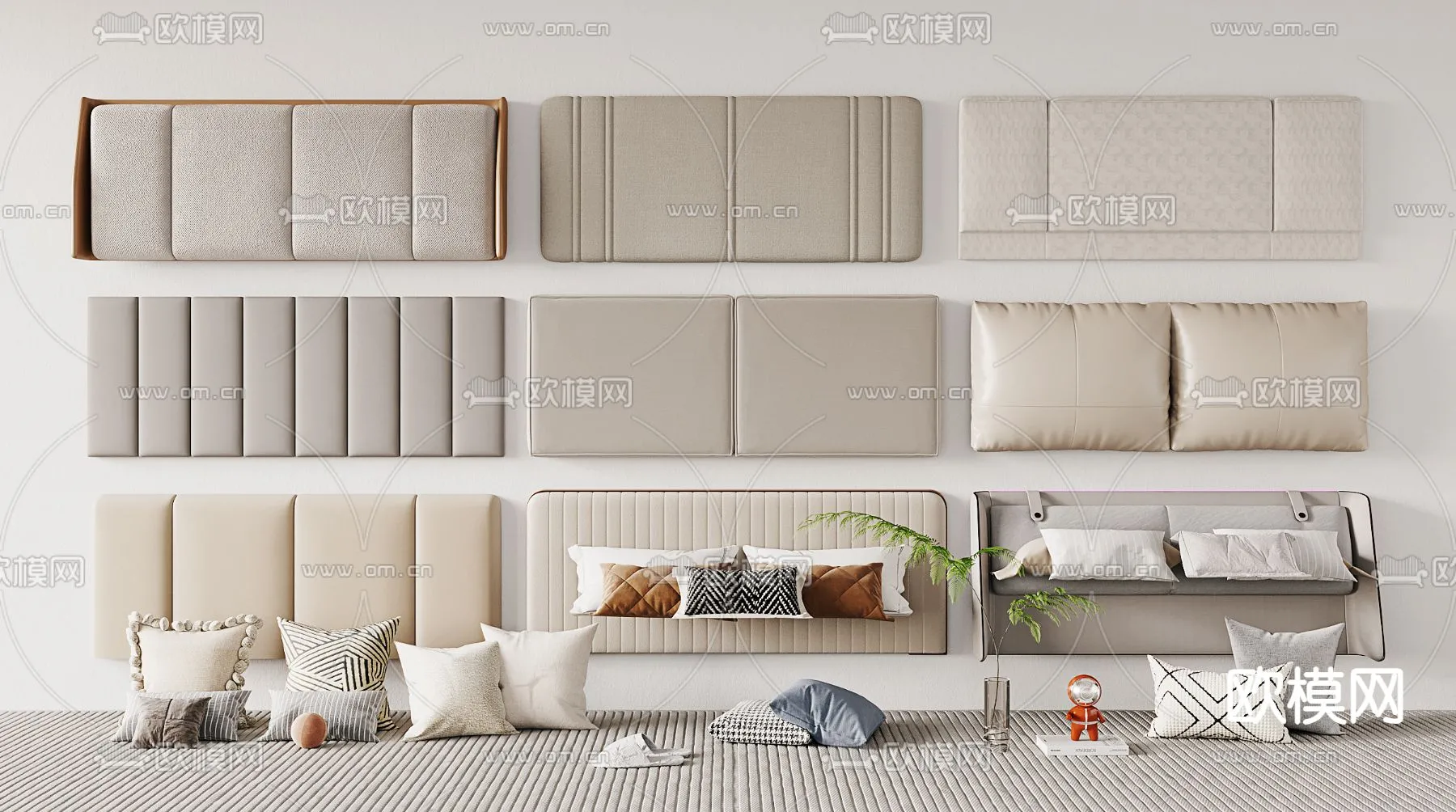 Headboard – Bedboard – Modern 3D Models – 091