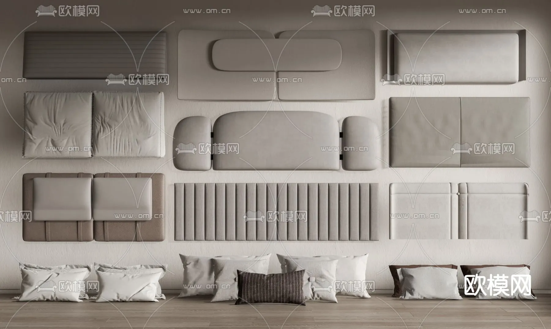 Headboard – Bedboard – Modern 3D Models – 095
