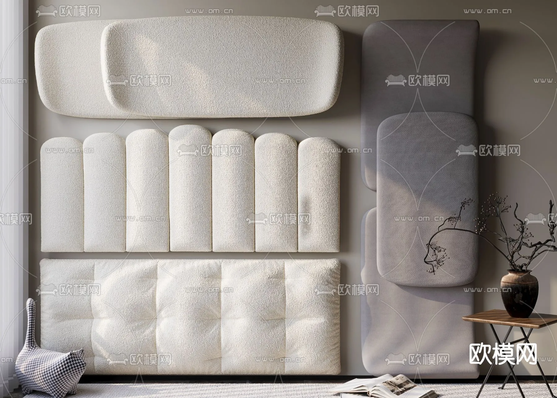 Headboard – Bedboard – Modern 3D Models – 106