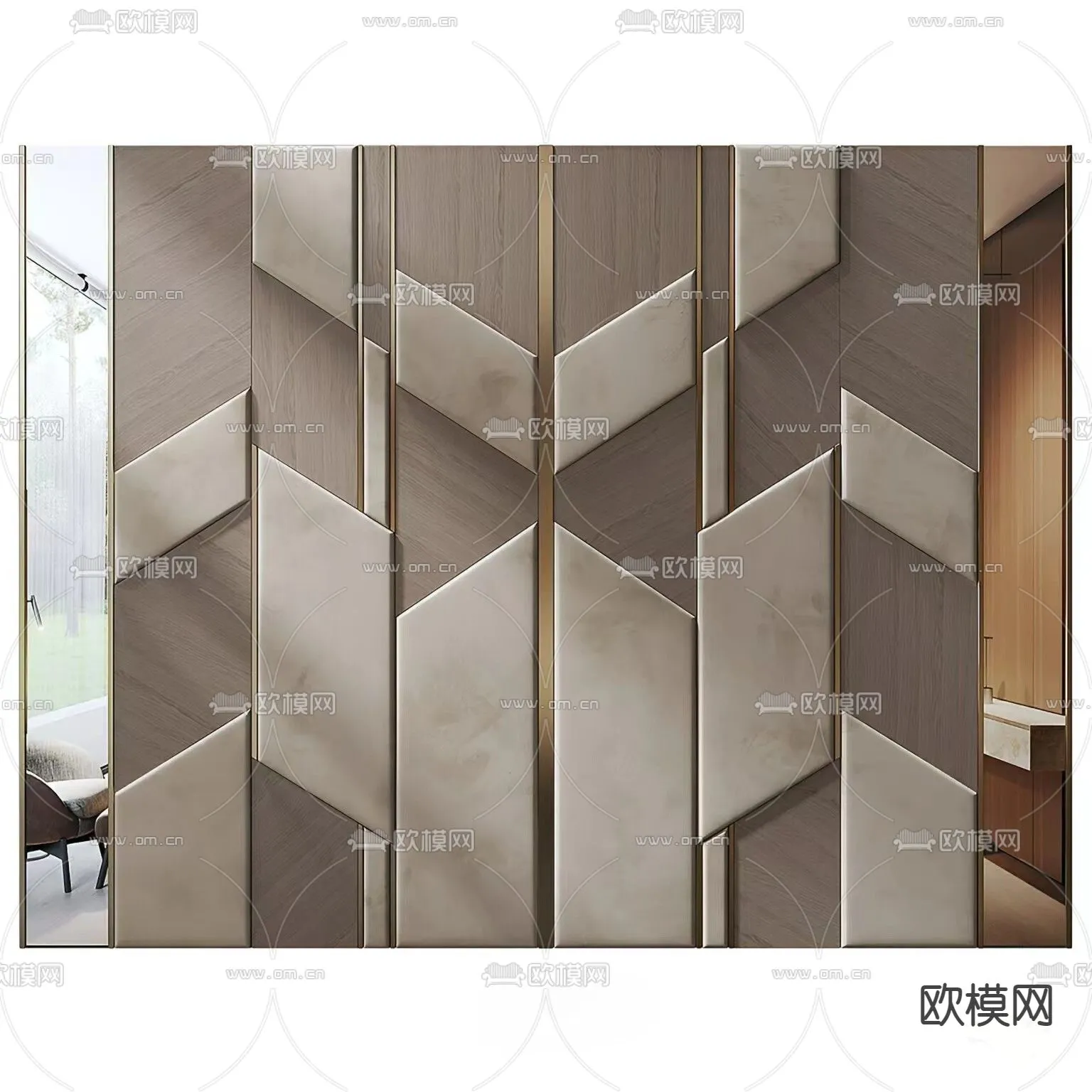 Headboard – Bedboard – Modern 3D Models – 107