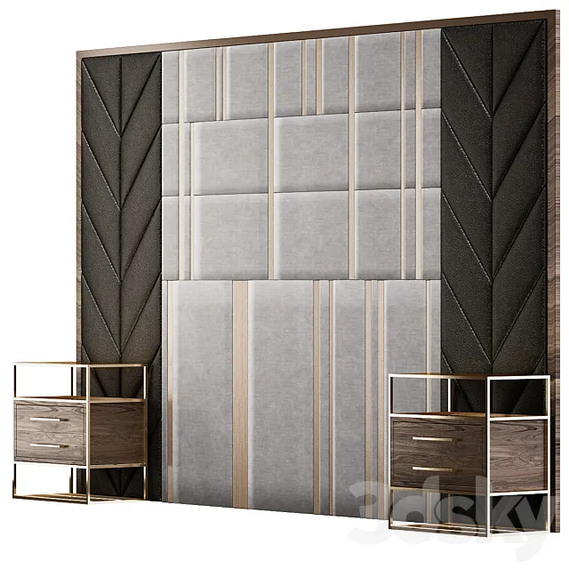 Headboard №18 3D Model Headboard №18 3D Model