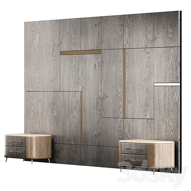 Headboard №19 3D Model Headboard №19 3D Model