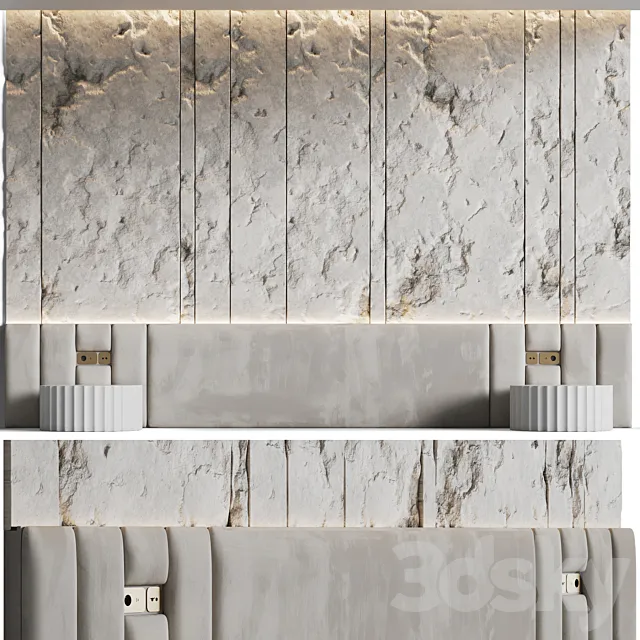 Headboard Eroded 3DModel Headboard Eroded 3DModel