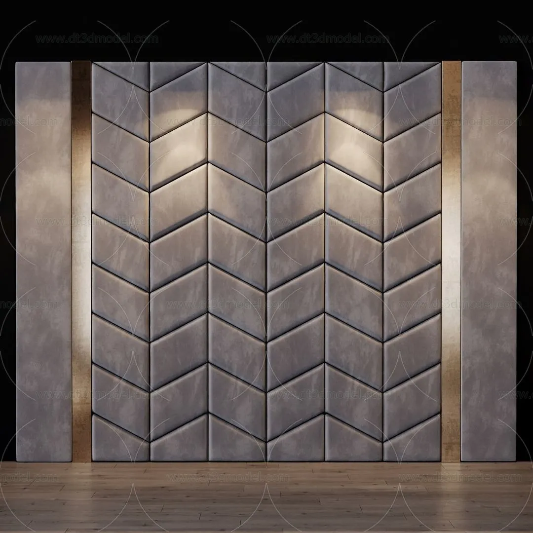 Headboard for Bed 3D Models – 3DSKY – 004 – CORONA Render