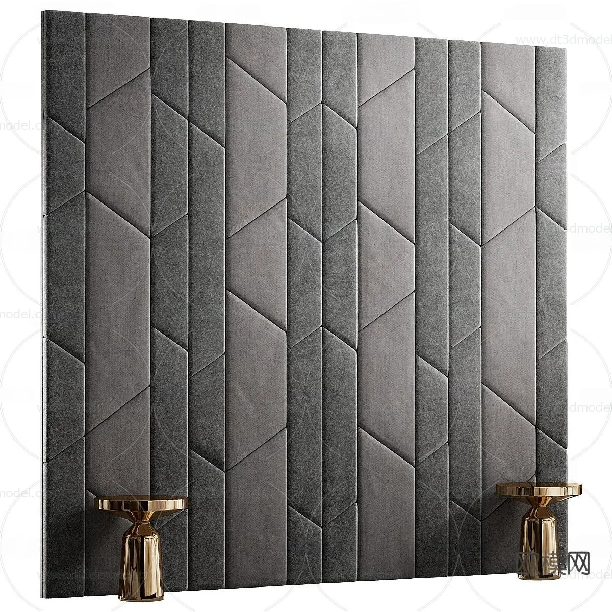 Headboard for Bed 3D Models – 3DSKY – 044 – VRAY Render