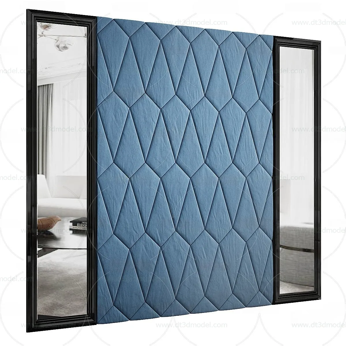 Headboard for Bed 3D Models – 3DSKY – 046 – VRAY Render