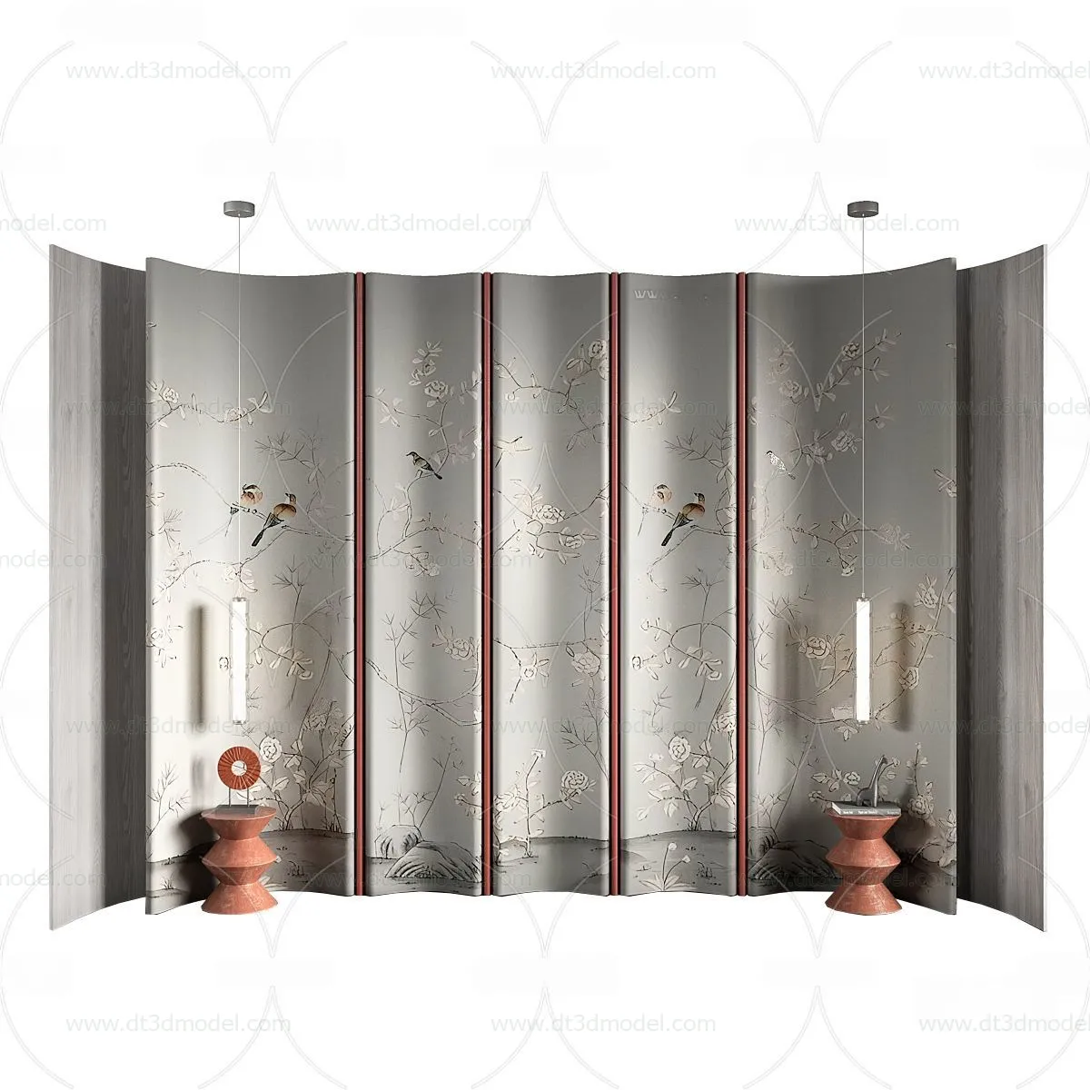 Headboard for Bed 3D Models – 3DSKY – 049 – VRAY Render