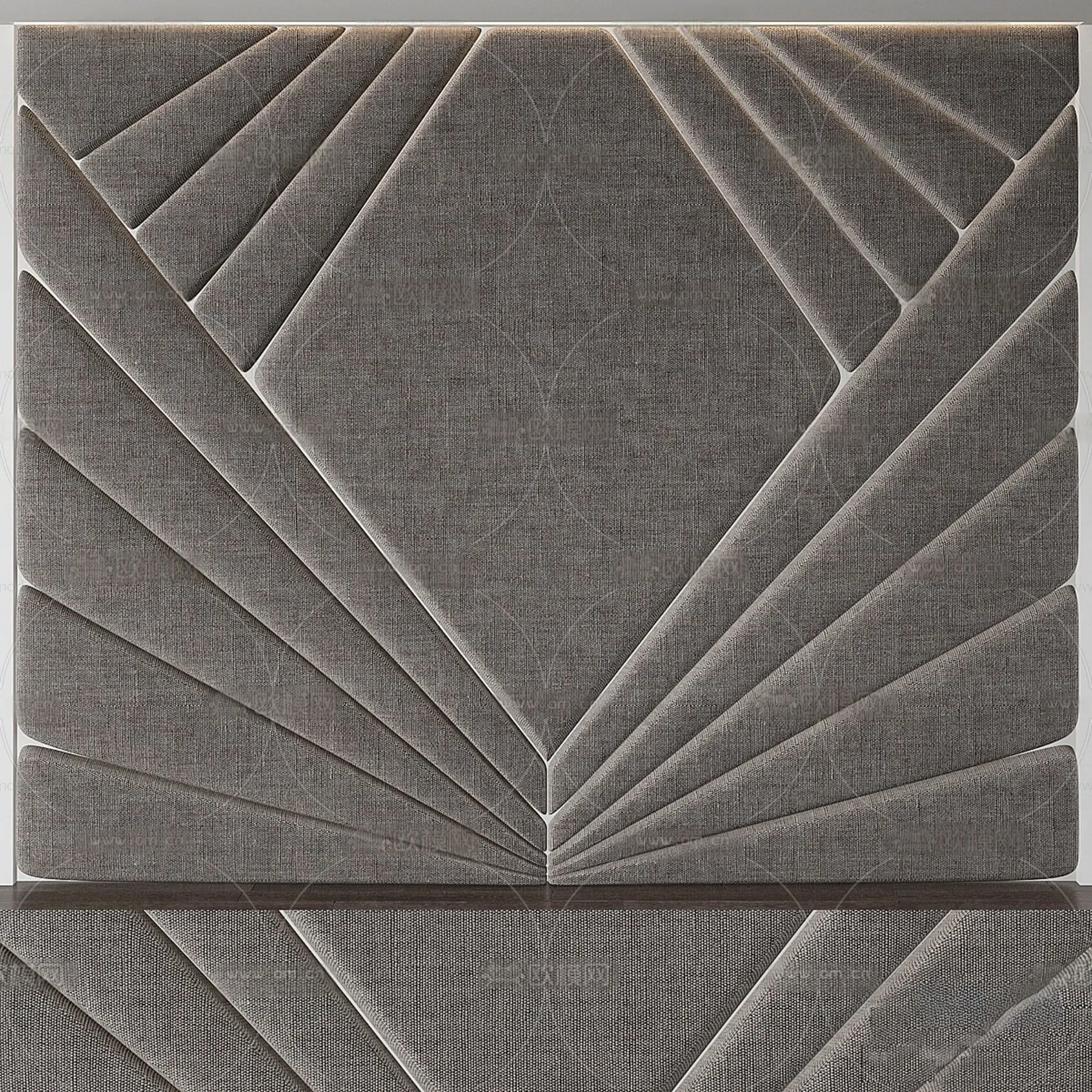 Headboard for Bed 3D Models – 3DSKY – 053 – VRAY Render