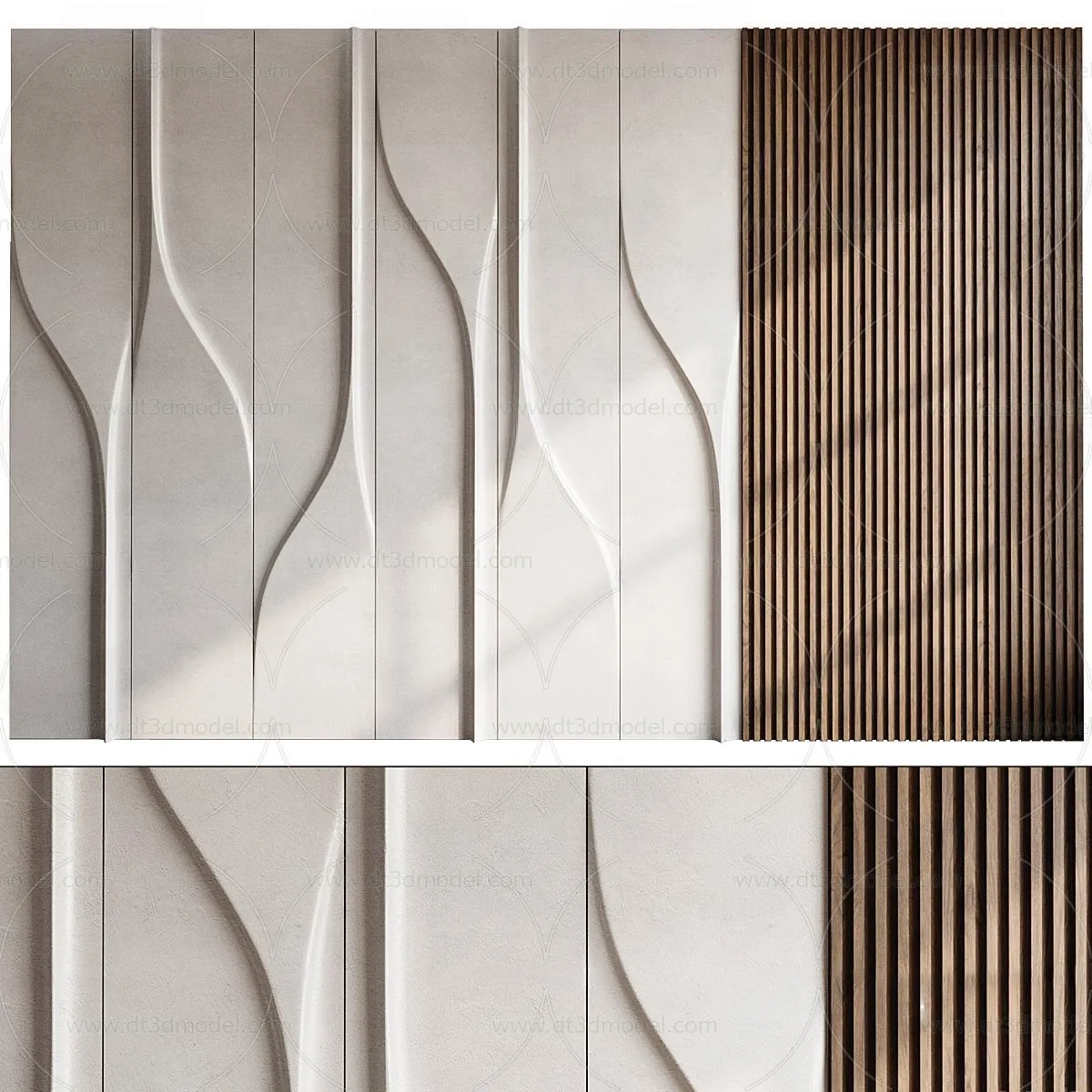 Headboard for Bed 3D Models – 3DSKY – 057 – CORONA Render