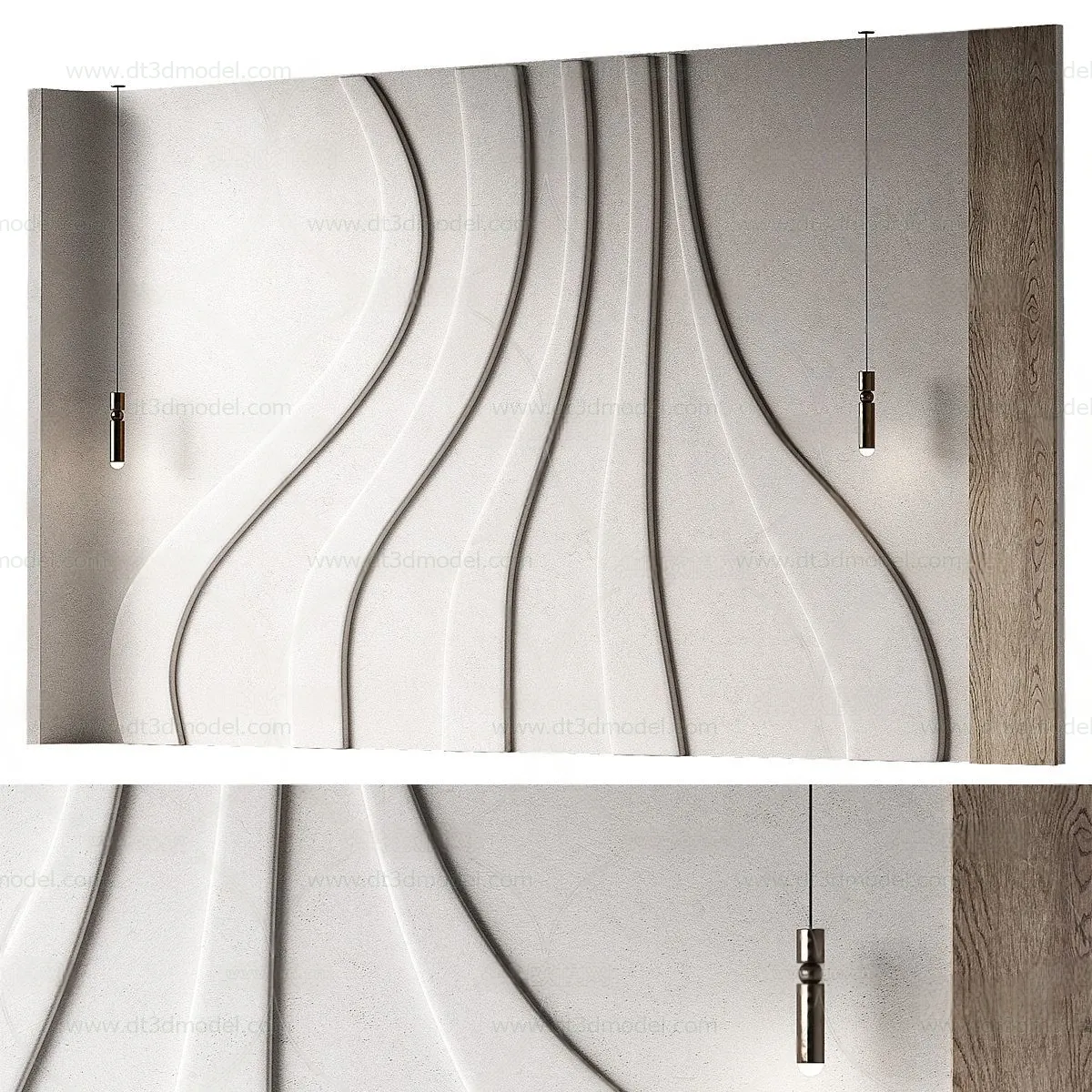 Headboard for Bed 3D Models – 3DSKY – 065 – CORONA Render