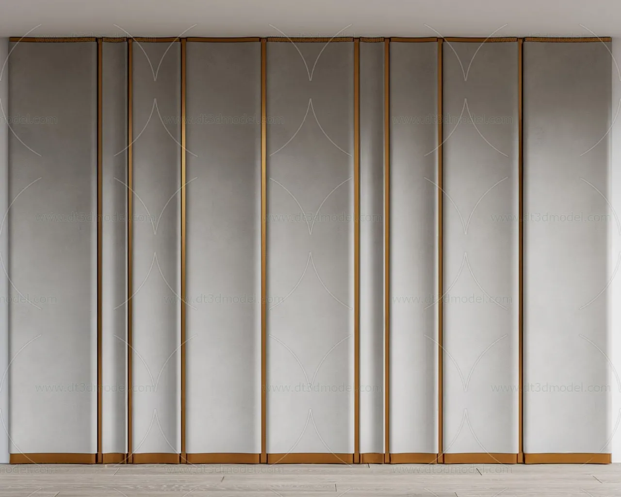 Headboard for Bed 3D Models – 3DSKY – 066 – VRAY Render