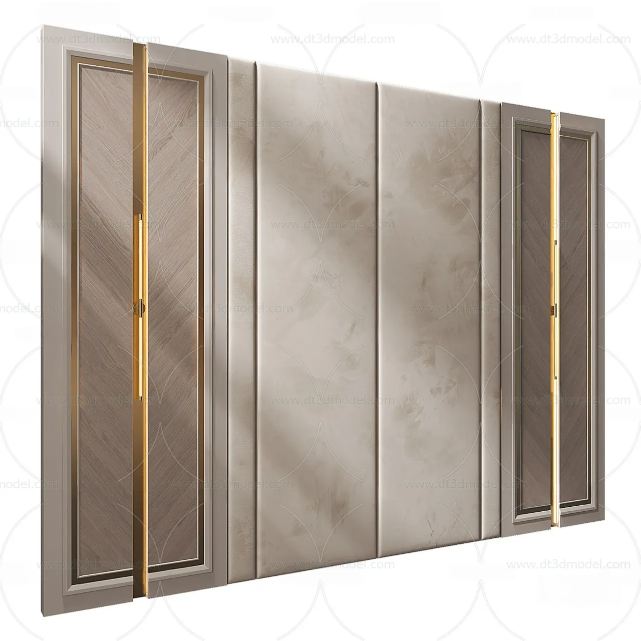 Headboard for Bed 3D Models – 3DSKY – 071 – VRAY Render