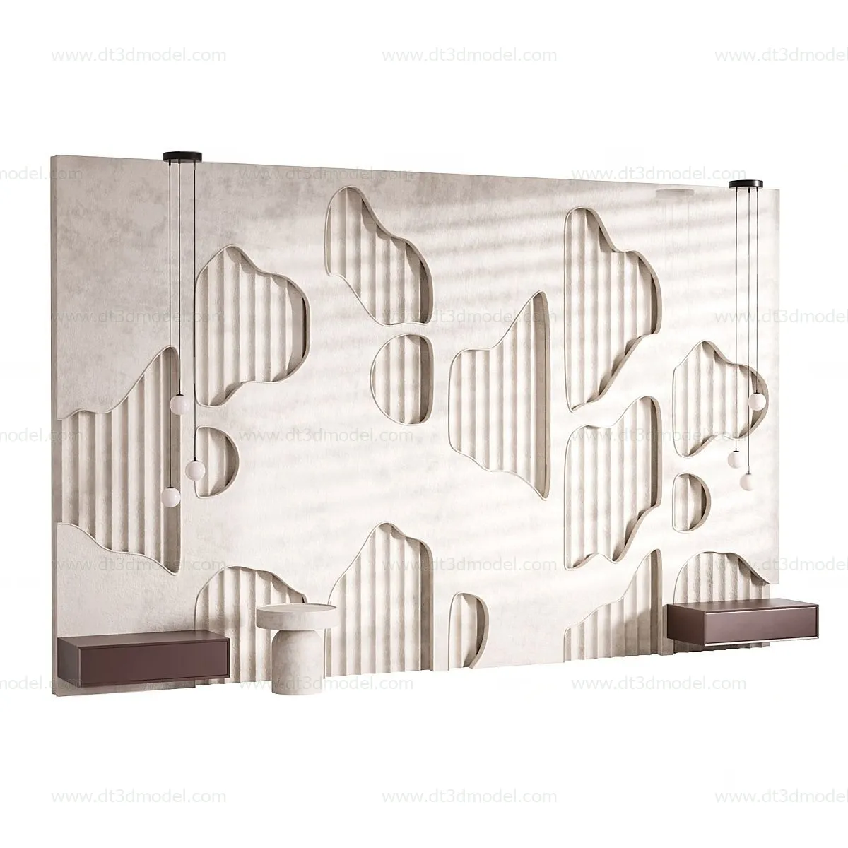 Headboard for Bed 3D Models – 3DSKY – 082 – CORONA Render