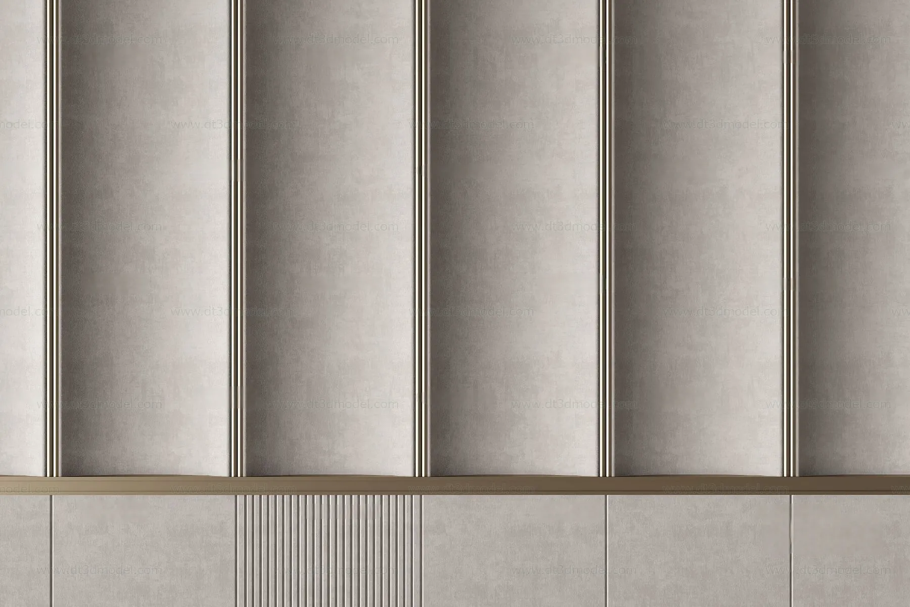 Headboard for Bed 3D Models – 3DSKY – 088 – VRAY Render