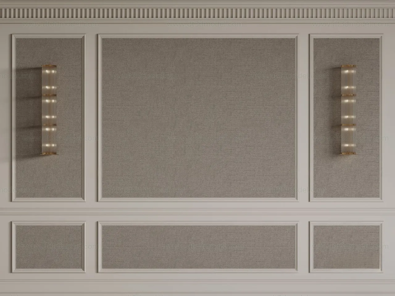 Headboard for Bed 3D Models – 3DSKY – 090 – CORONA Render