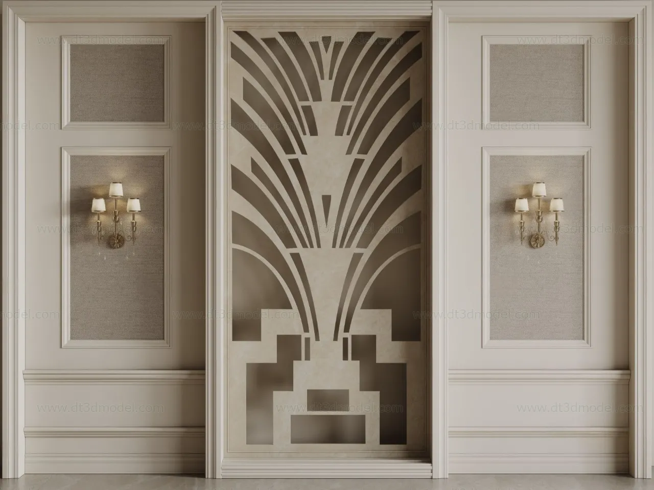 Headboard for Bed 3D Models – 3DSKY – 102 – CORONA Render