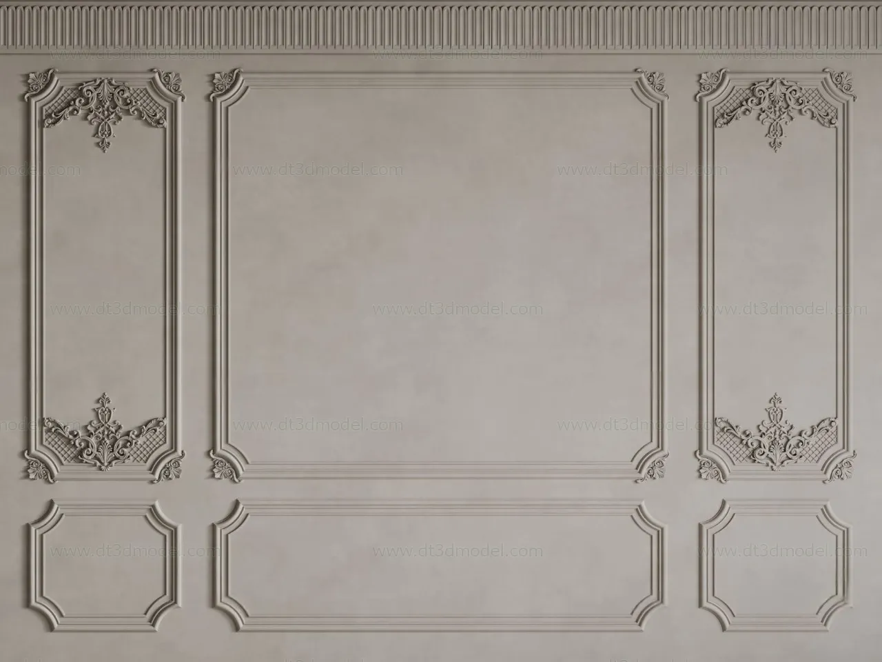 Headboard for Bed 3D Models – 3DSKY – 104 – CORONA Render