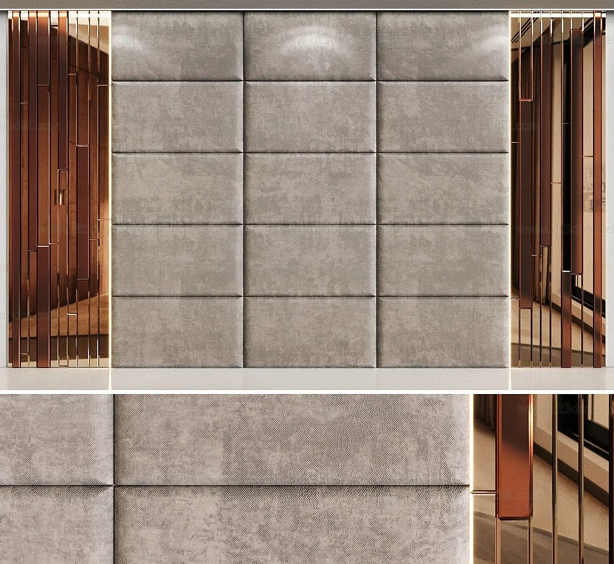 Headboard for Bed 3D Models – 3DSKY – 110 – CORONA Render