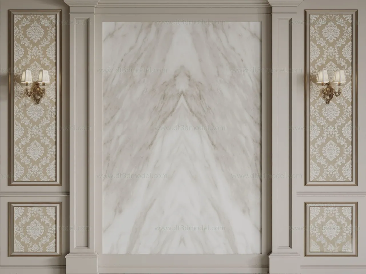 Headboard for Bed 3D Models – 3DSKY – 114 – CORONA Render