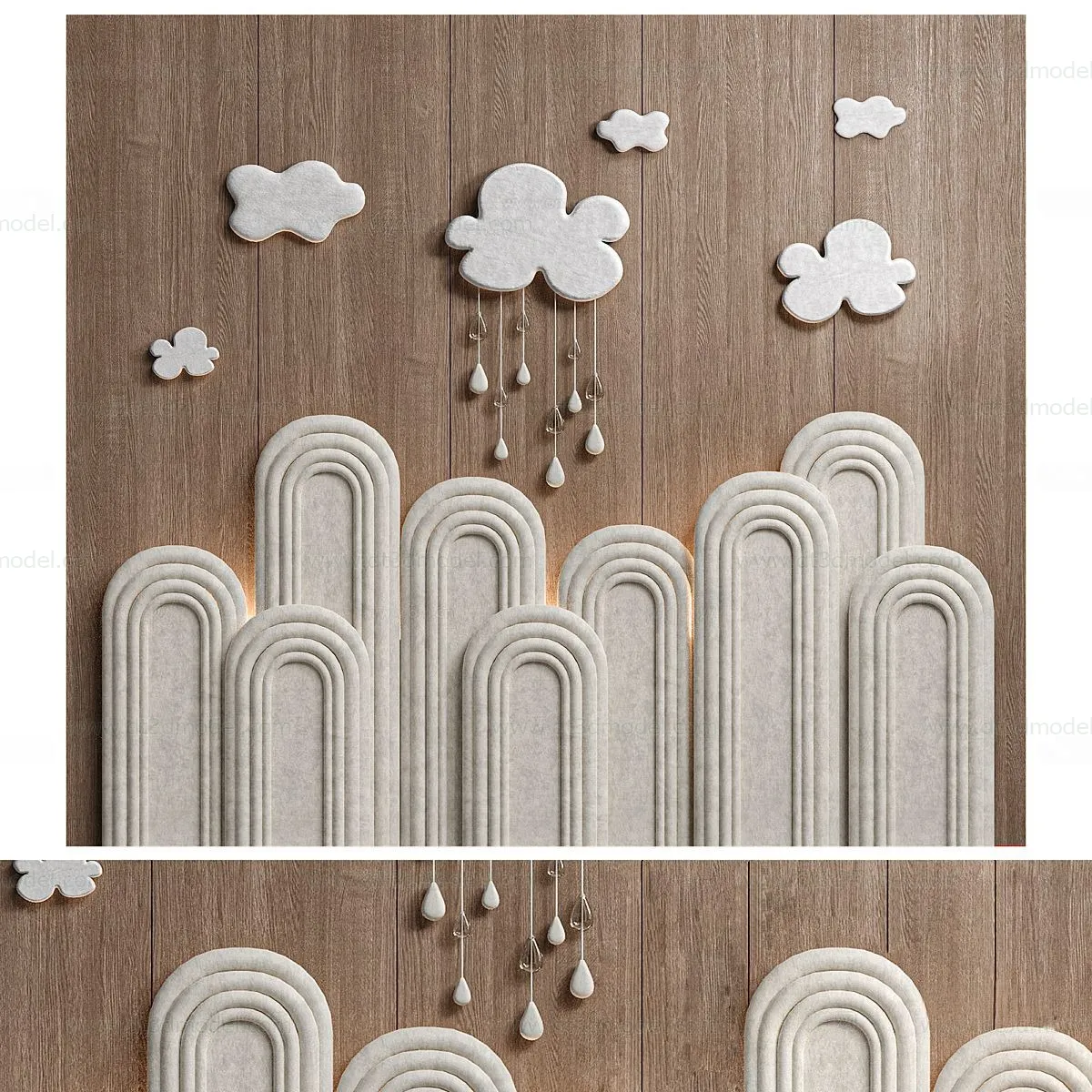 Headboard for Bed 3D Models – 3DSKY – 115 – CORONA Render