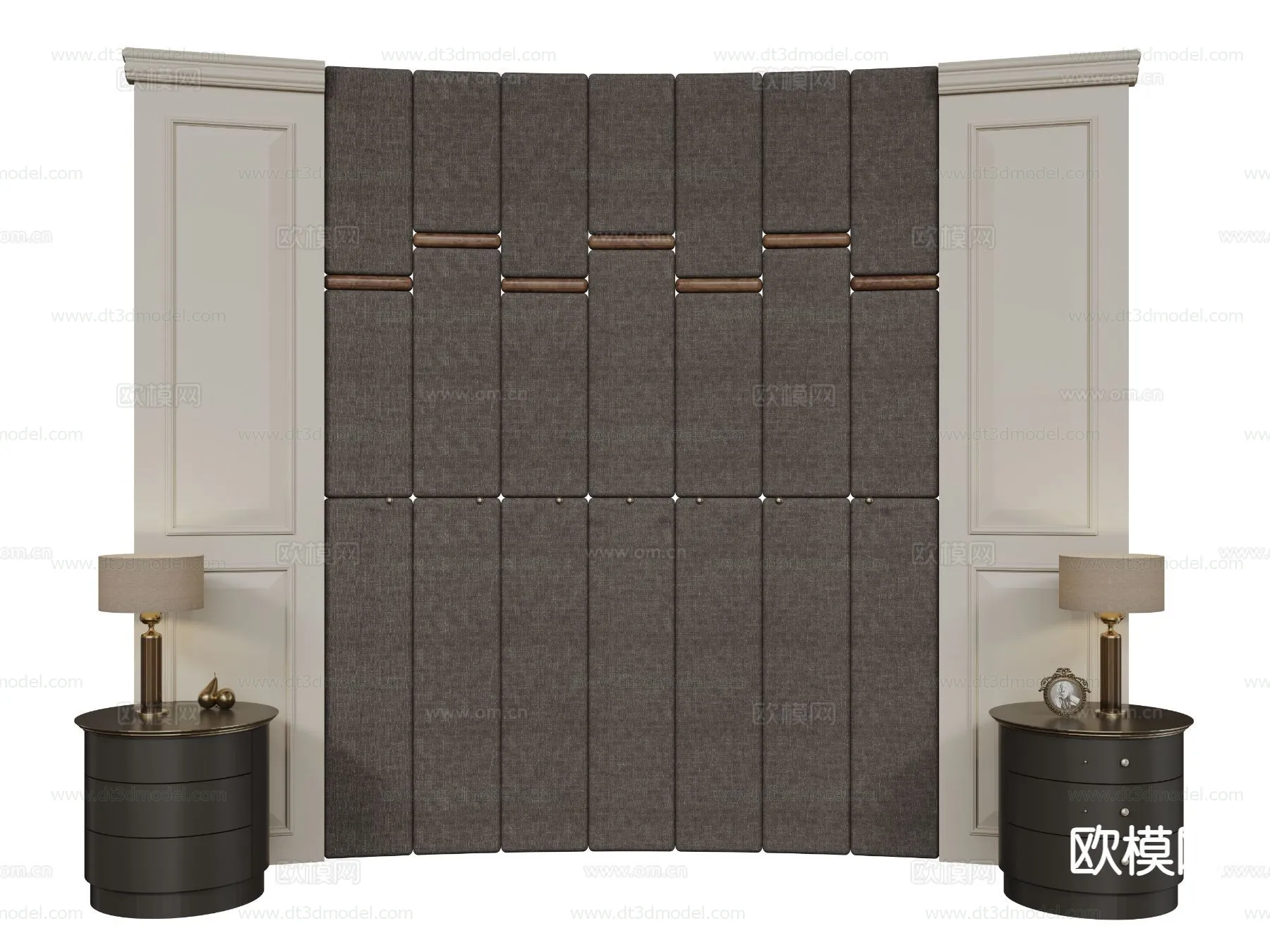 Headboard for Bed 3D Models – 3DSKY – 126 – CORONA Render