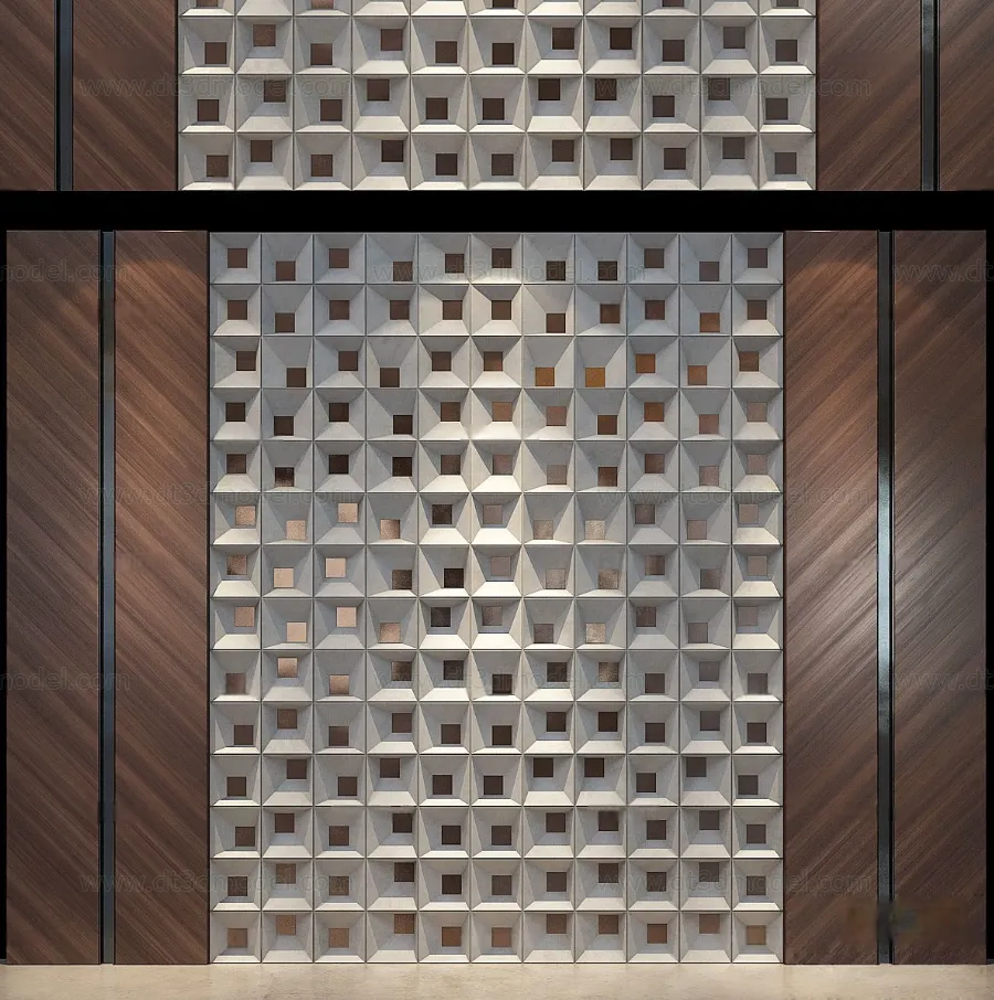 Headboard for Bed 3D Models – 3DSKY – 128 – VRAY Render