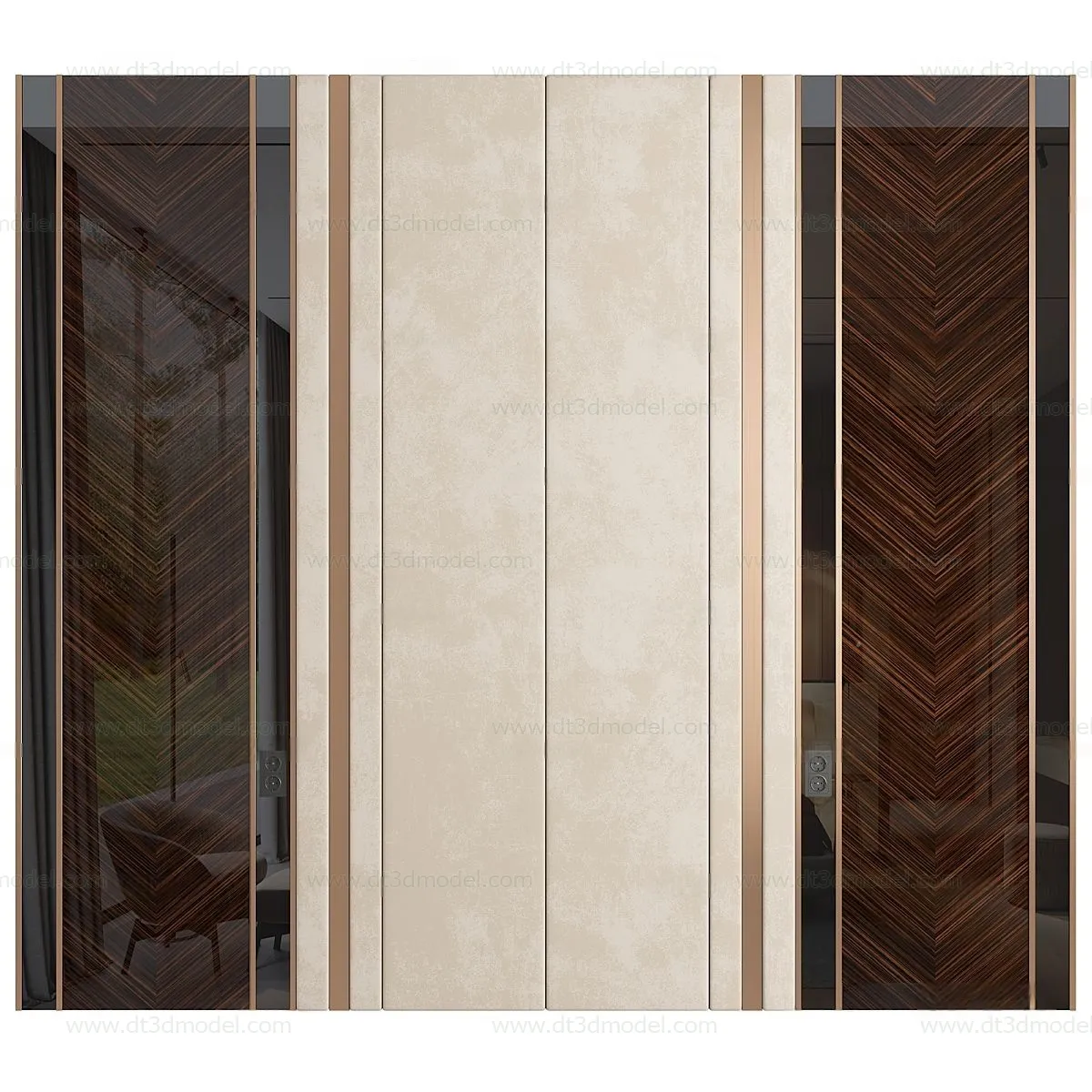 Headboard for Bed 3D Models – 3DSKY – 134 – VRAY Render