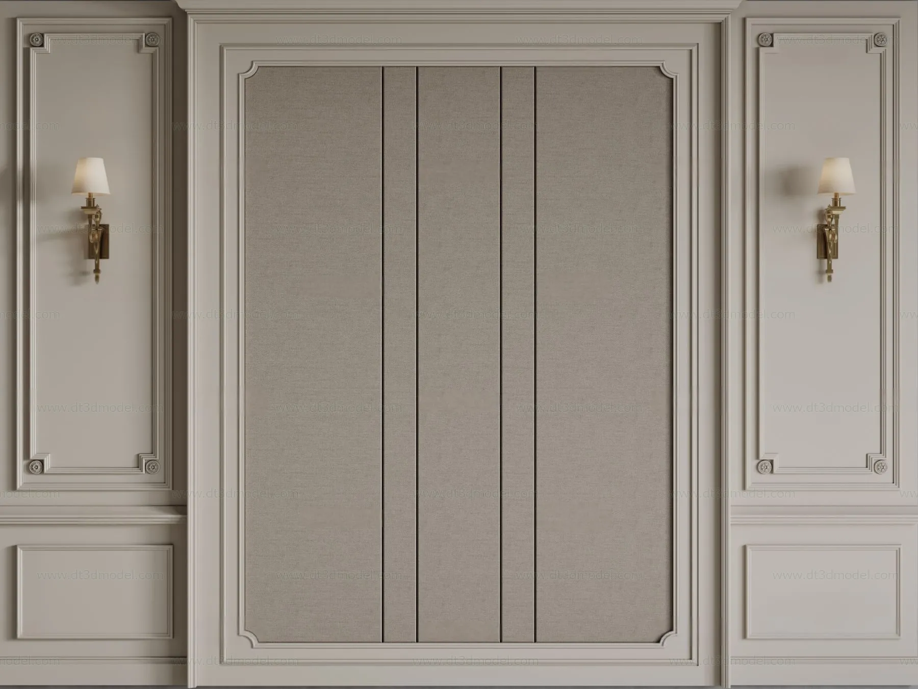 Headboard for Bed 3D Models – 3DSKY – 141 – CORONA Render