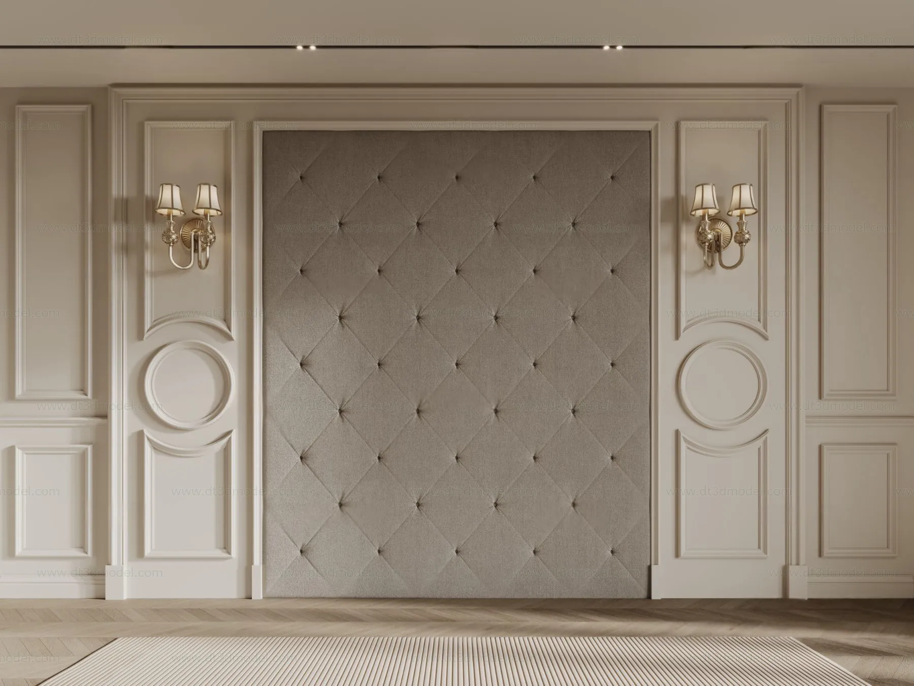 Headboard for Bed 3D Models – 3DSKY – 147 – CORONA Render