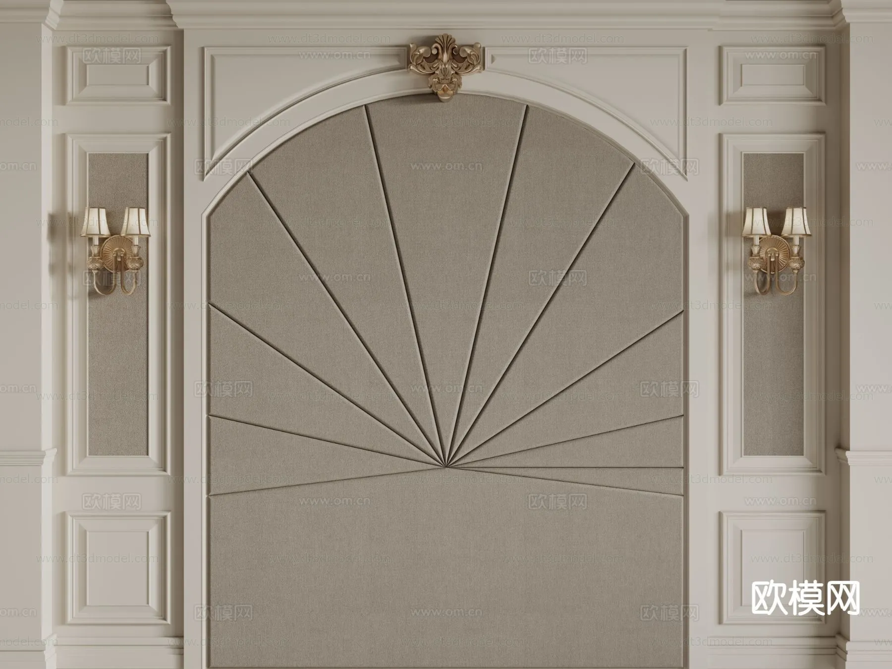 Headboard for Bed 3D Models – 3DSKY – 148 – CORONA Render