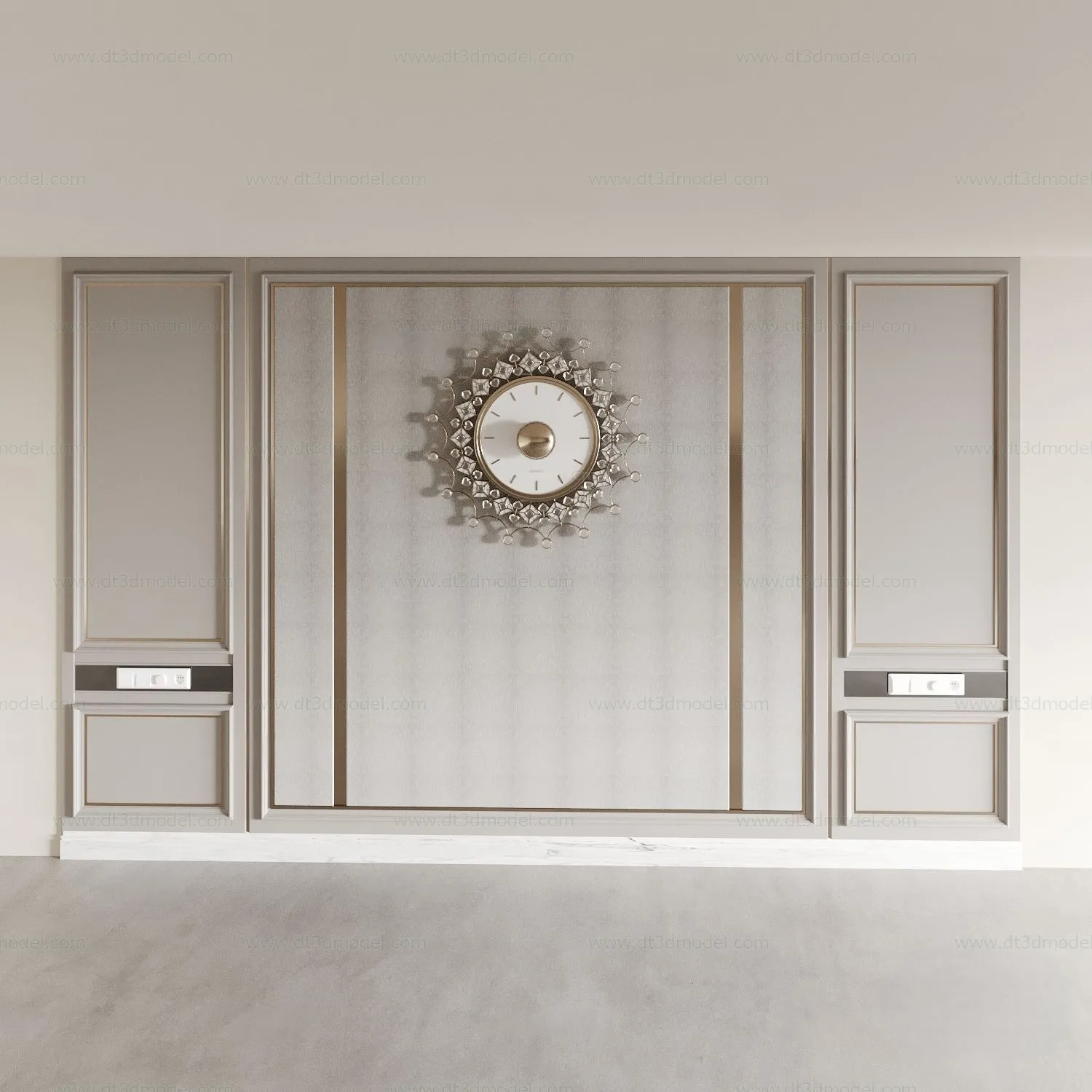 Headboard for Bed 3D Models – 3DSKY – 153 – CORONA Render