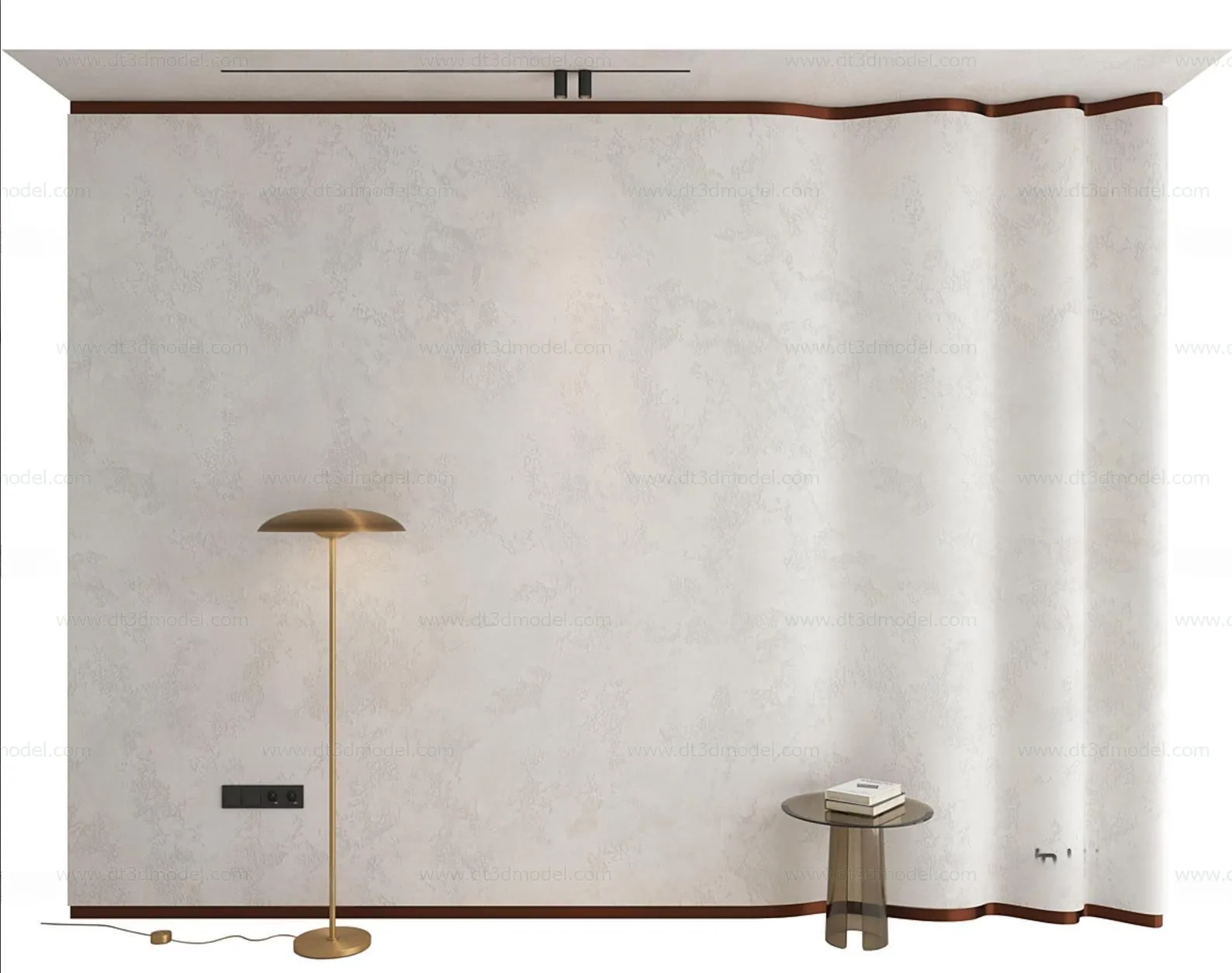 Headboard for Bed 3D Models – 3DSKY – 158 – VRAY Render