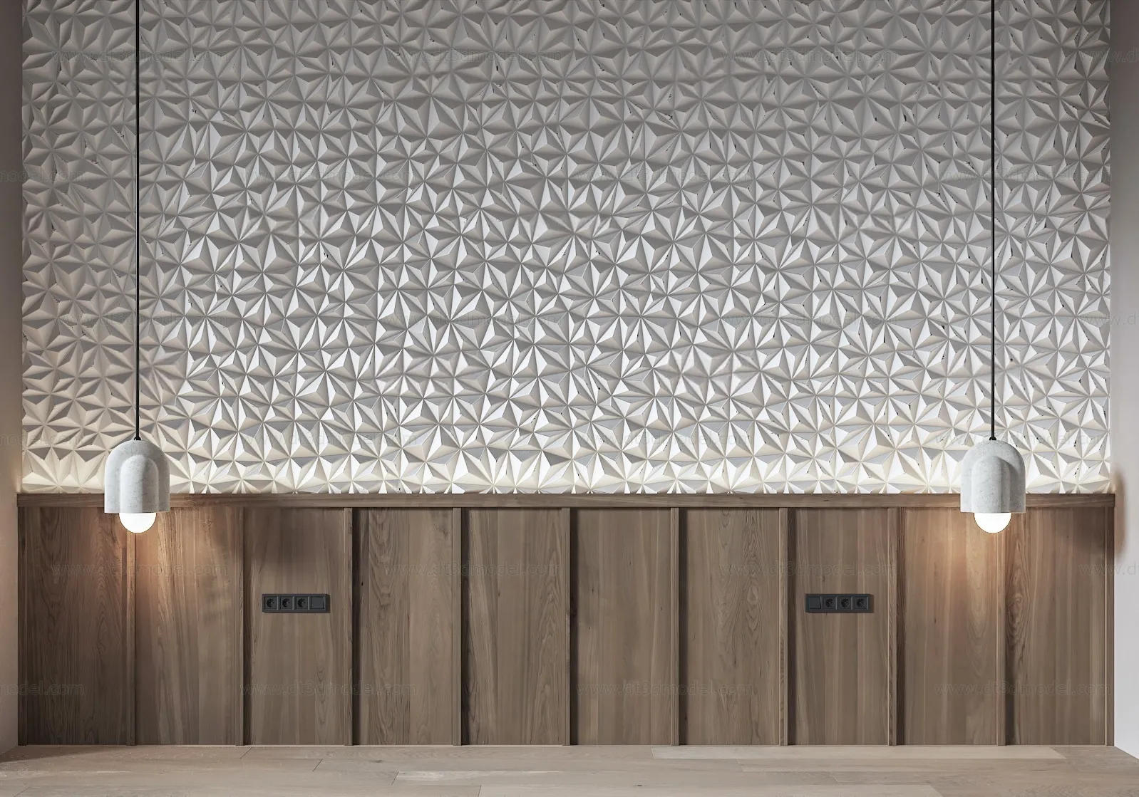 Headboard for Bed 3D Models – 3DSKY – 160 – VRAY Render