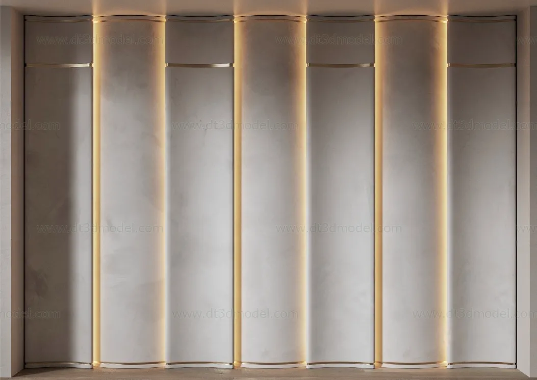 Headboard for Bed 3D Models – 3DSKY – 161 – VRAY Render