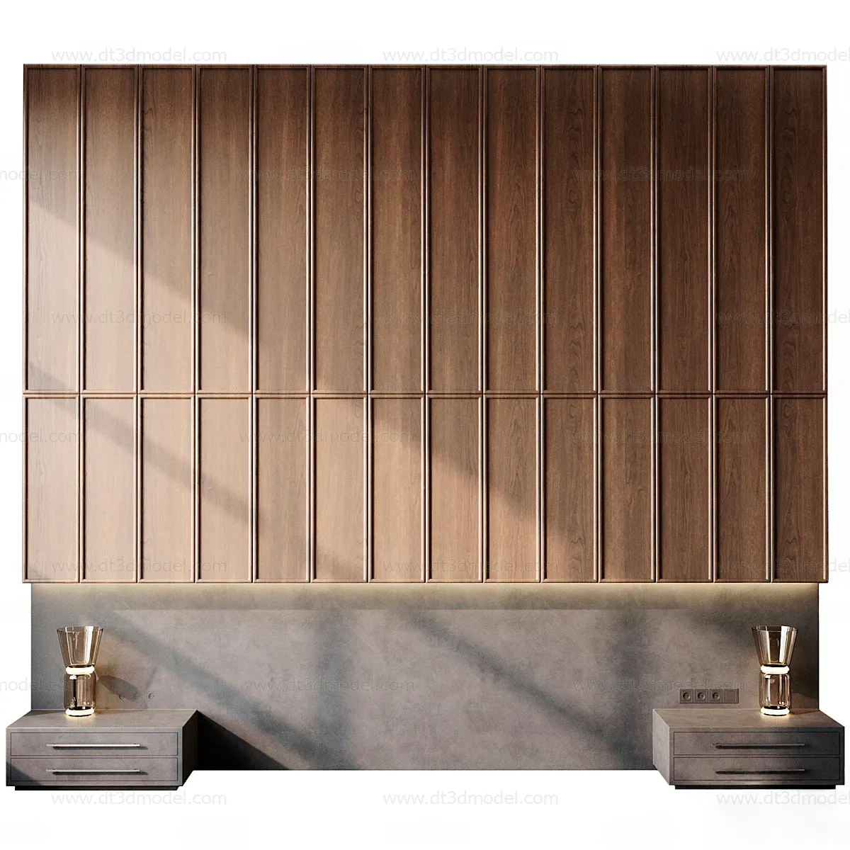 Headboard for Bed 3D Models – 3DSKY – 164 – CORONA Render