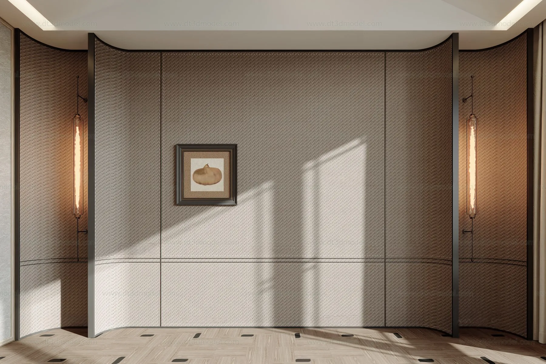 Headboard for Bed 3D Models – 3DSKY – 166 – CORONA Render