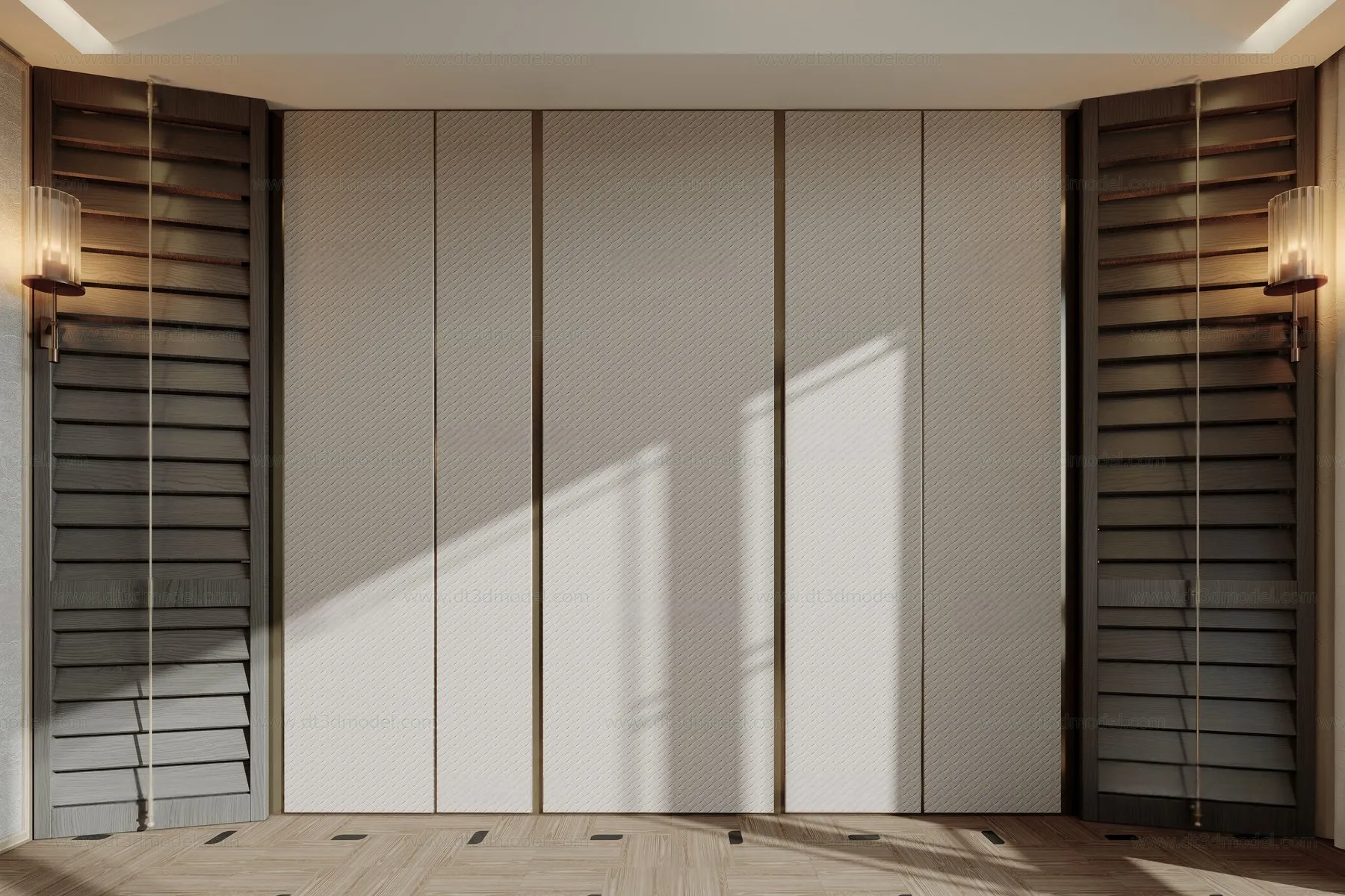 Headboard for Bed 3D Models – 3DSKY – 167 – CORONA Render