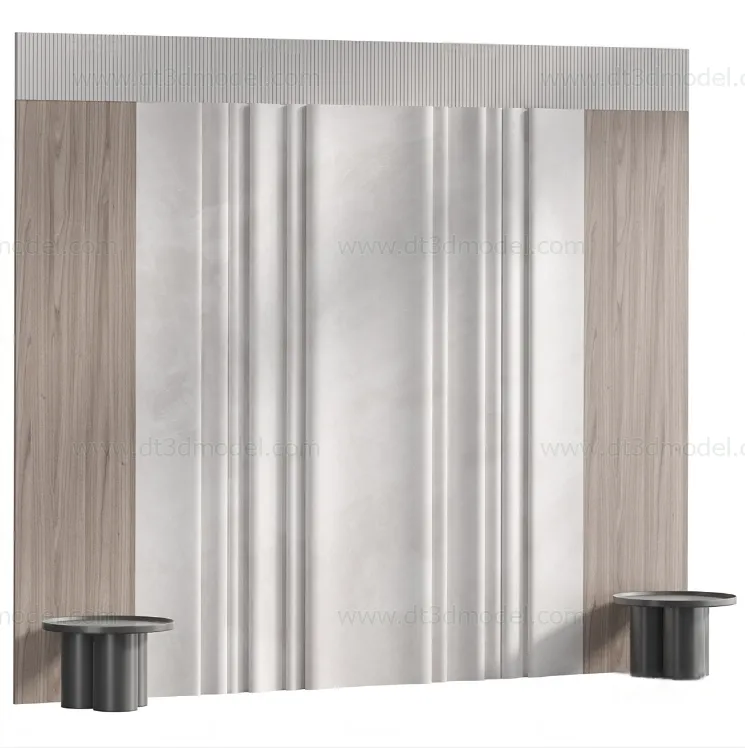 Headboard for Bed 3D Models – 3DSKY – 173 – VRAY Render