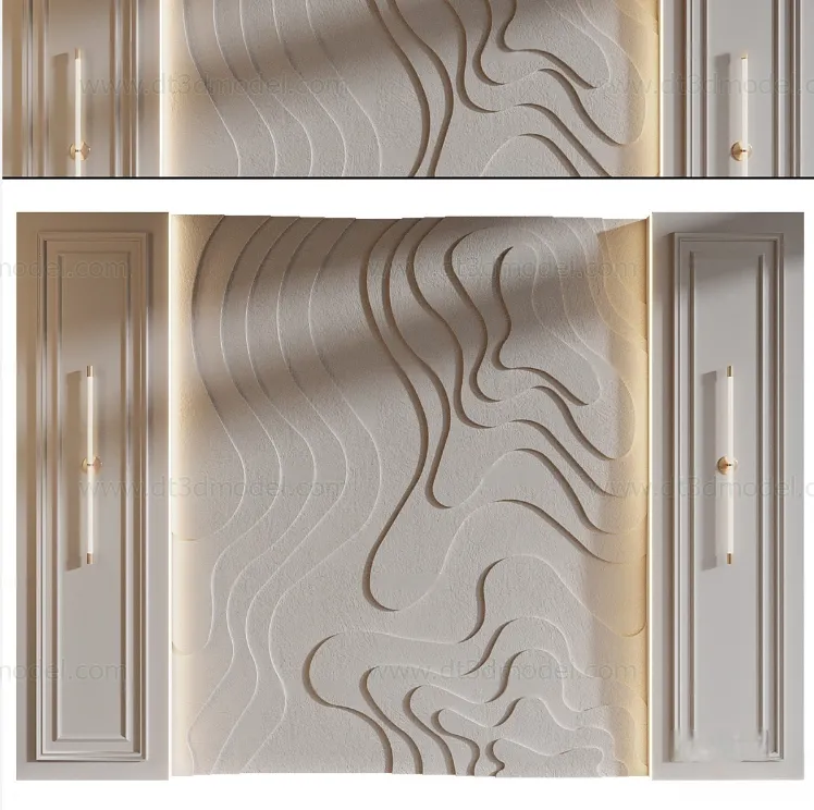 Headboard for Bed 3D Models – 3DSKY – 174 – CORONA Render