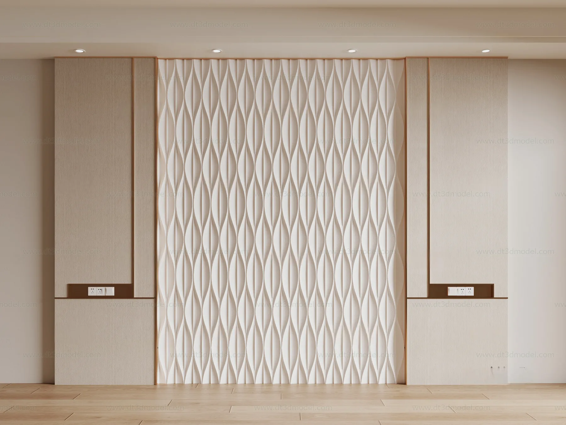 Headboard for Bed 3D Models – 3DSKY – 178 – VRAY Render