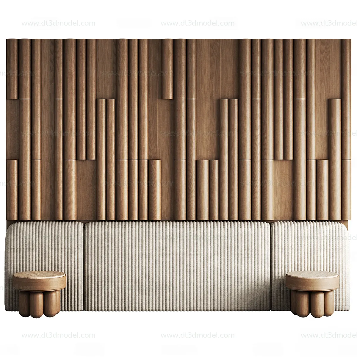 Headboard for Bed 3D Models – 3DSKY – 187 – CORONA Render