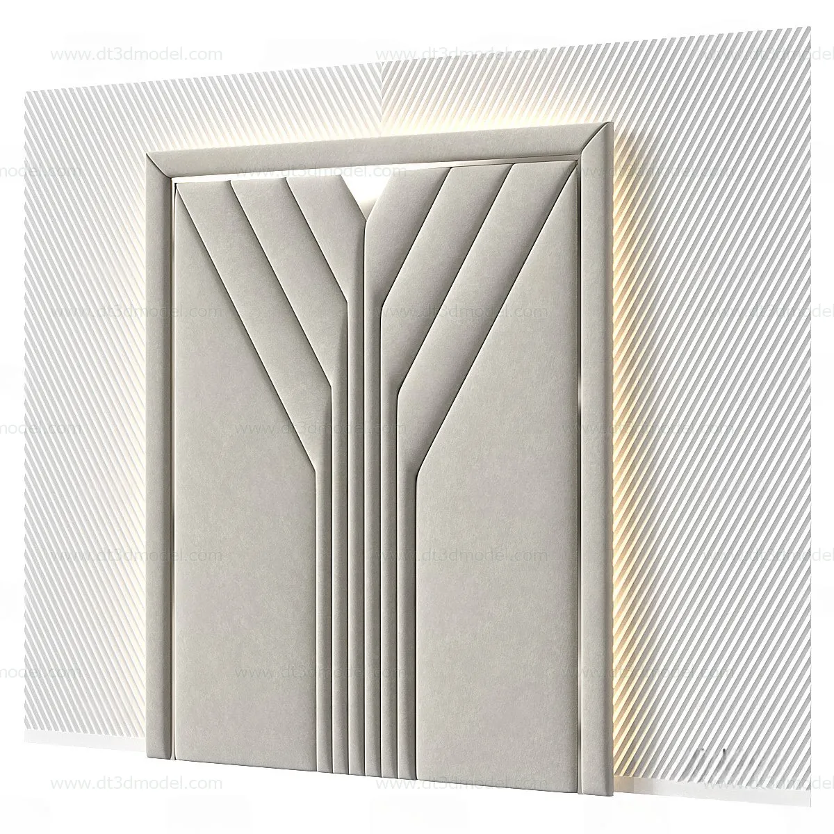 Headboard for Bed 3D Models – 3DSKY – 188 – CORONA Render