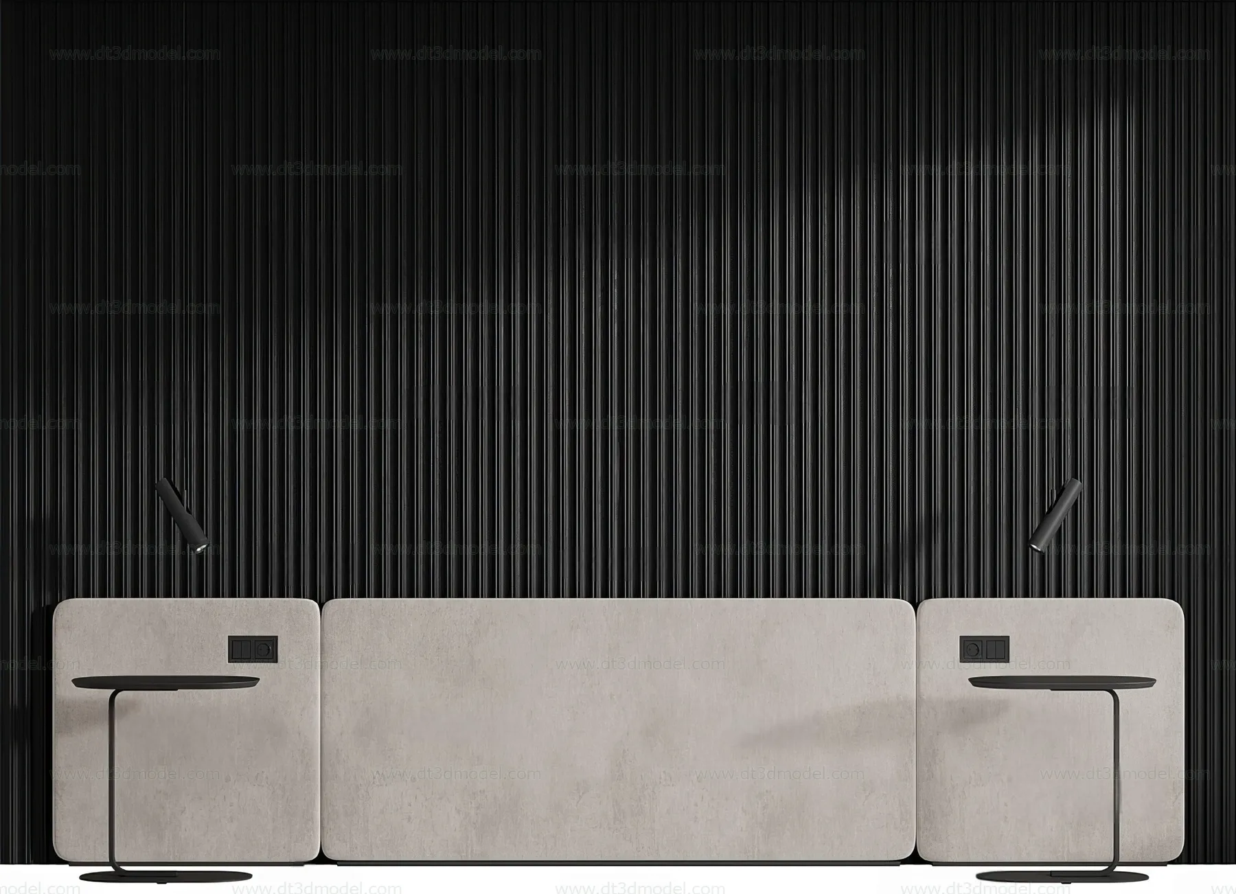 Headboard for Bed 3D Models – 3DSKY – 193 – VRAY Render