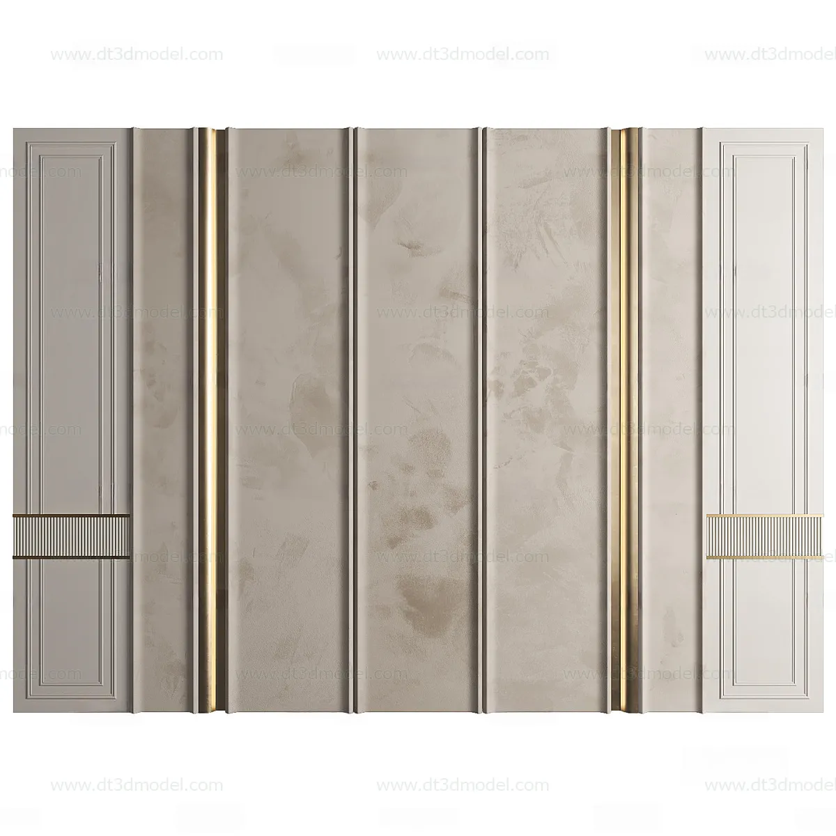 Headboard for Bed 3D Models – 3DSKY – 203 – VRAY Render